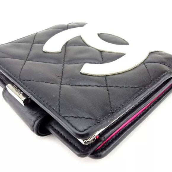 Chanel purses Kanbonrain Black White White Pink Ladies Authentic - Picture 7 of 16